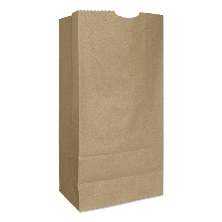 Grocery Paper Bags, 16# Size, Heavy-Duty, 50# Basis Weight, 7.75" x 4.75" x 16", Kraft, 500/Bundle