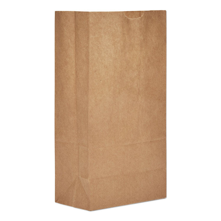 Grocery Paper Bags, 5# Size, Extra-Heavy-Duty, 50# Basis Weight, 5.25" x 3.38" x 10.94", Kraft, 500/Bundle