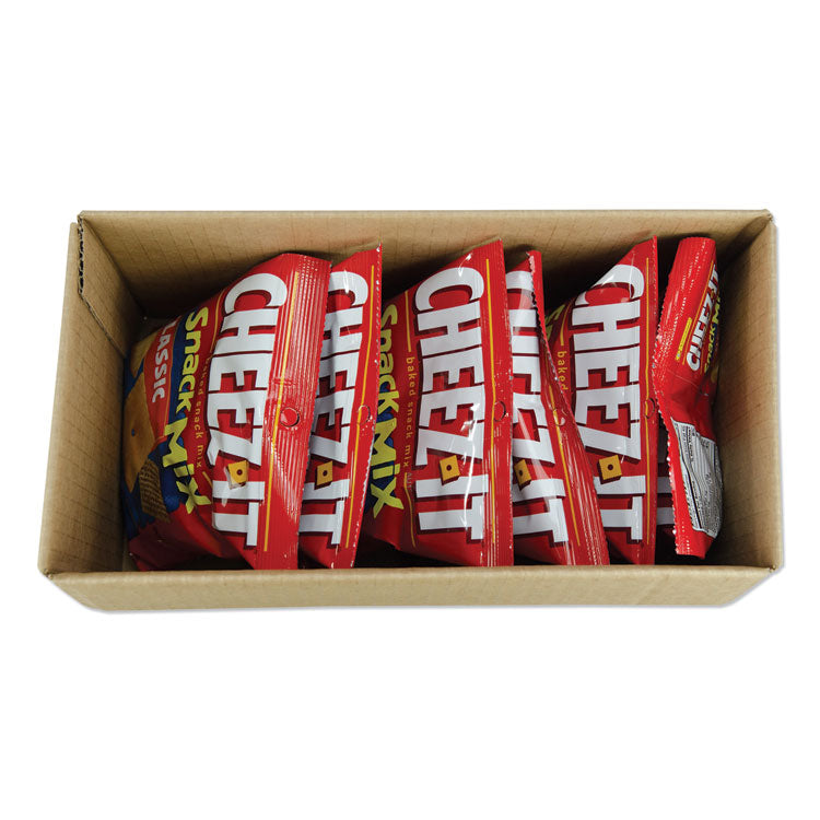 Cheez-It Baked Snack Mix, Classic Cheese, 4.5 Oz Bag, 6/pack