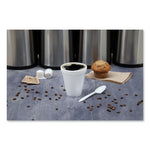 Foam Drink Cups, 12 oz, Squat, White, 1,000/Carton