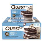 Protein Bars, Cookies And Cream, 2.12 Oz Bar, 12 Bars/box