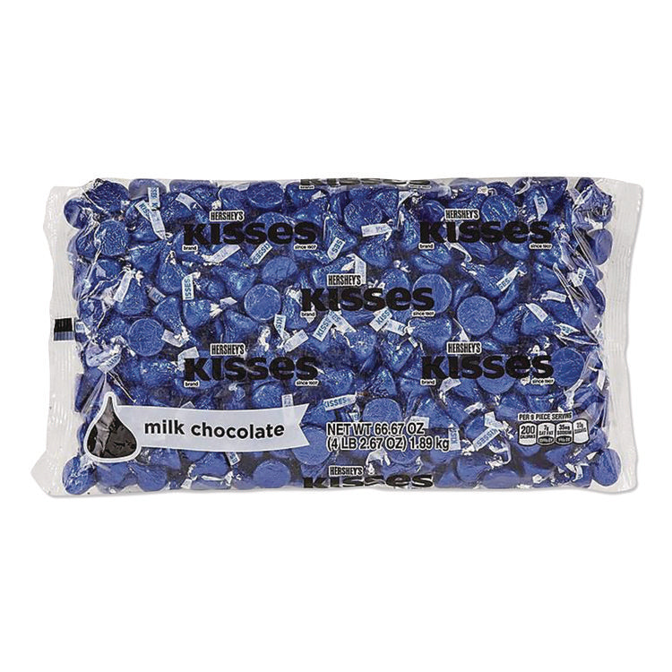 Kisses, Milk Chocolate, Dark Blue Wrappers, 66.7 Oz Bag