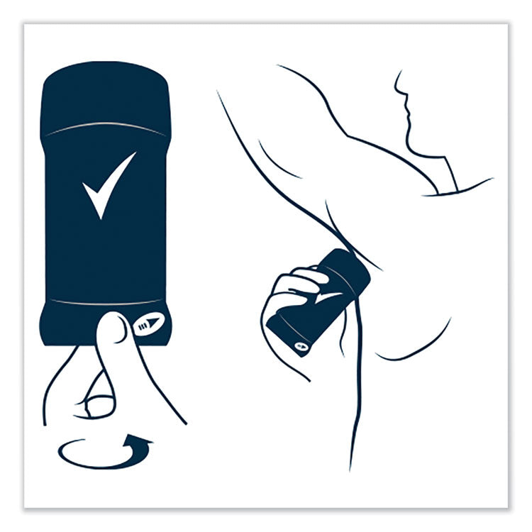 Men Dry Protection Anti-Perspirant, Cool Rush, 1/2 Oz, 36/carton