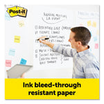 Vertical-Orientation Self-Stick Easel Pads, Unruled, 25 x 30, White, 30 Sheets, 8/Pack