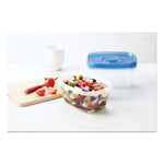 Deep Dish Food Storage Containers, 64 oz, Plastic, 3/Pack