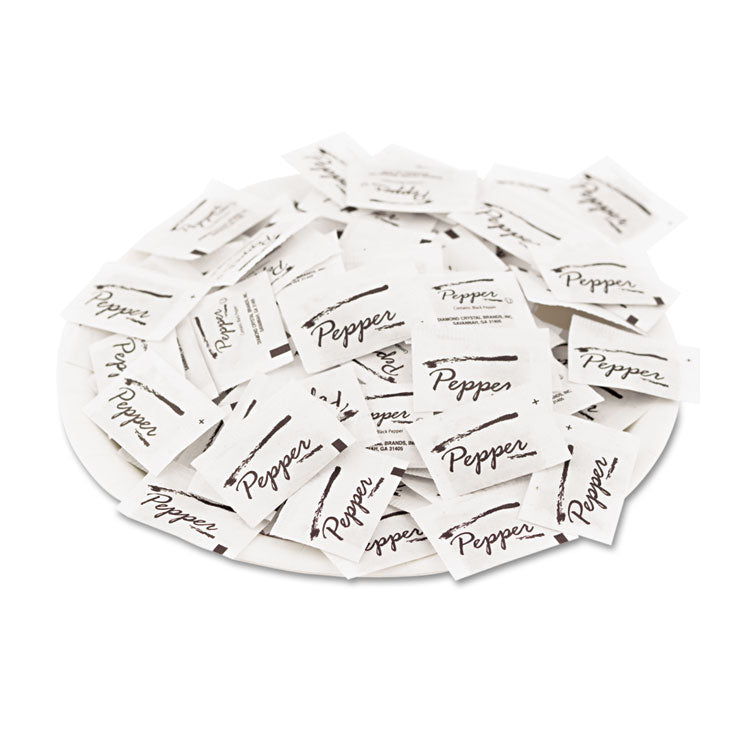 Pepper Packets, 0.1 Grams, 3,000/carton