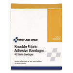 Fabric Bandages, Four-Wing Knuckle, 2.5 X 3.25, 40/box