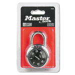 Combination Lock, Stainless Steel, 1.87" Wide, Silver