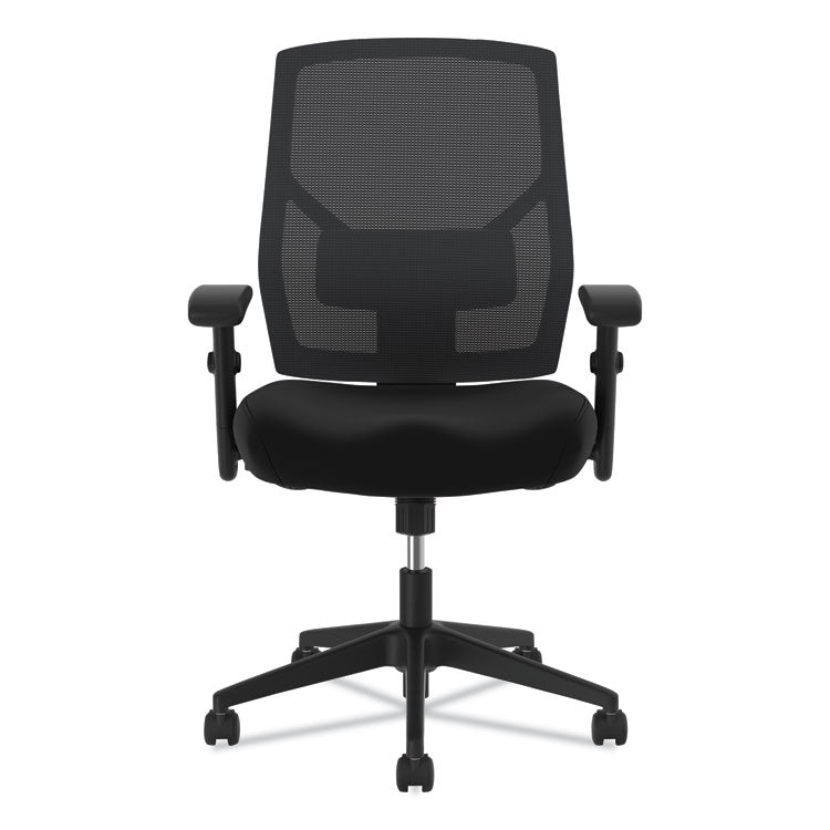 Vl581 High-Back Task Chair, Supports Up To 250 Lb, 18" To 22" Seat Height, Black