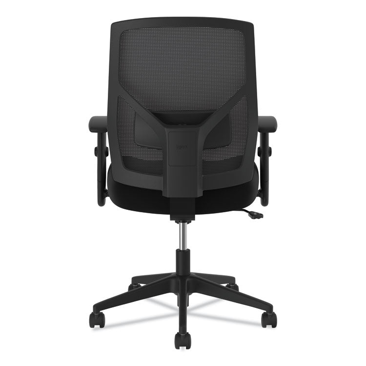 Vl581 High-Back Task Chair, Supports Up To 250 Lb, 18" To 22" Seat Height, Black
