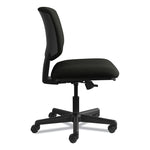 Volt Series Leather Task Chair With Synchro-Tilt, Supports Up To 250 Lb, 18" To 22.25" Seat Height, Black