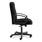 Hvl601 Series Executive High-Back Chair, Supports Up To 250 Lb, 17.44" To 20.94" Seat Height, Black