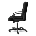 Hvl601 Series Executive High-Back Chair, Supports Up To 250 Lb, 17.44" To 20.94" Seat Height, Black