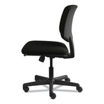 Volt Series Leather Task Chair With Synchro-Tilt, Supports Up To 250 Lb, 18" To 22.25" Seat Height, Black
