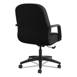 Pillow-Soft 2090 Series Managerial Mid-Back Swivel/tilt Chair, Supports Up To 300 Lb, 17" To 21" Seat Height, Black
