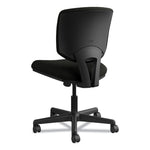 Volt Series Leather Task Chair With Synchro-Tilt, Supports Up To 250 Lb, 18" To 22.25" Seat Height, Black