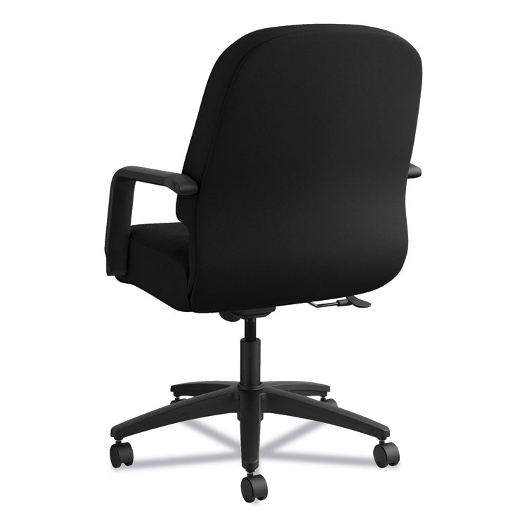 Pillow-Soft 2090 Series Managerial Mid-Back Swivel/tilt Chair, Supports Up To 300 Lb, 17" To 21" Seat Height, Black