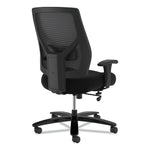 Crio Big And Tall Mid-Back Task Chair, Supports Up To 450 Lb, 18" To 22" Seat Height, Black