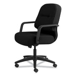 Pillow-Soft 2090 Series Managerial Mid-Back Swivel/tilt Chair, Supports Up To 300 Lb, 17" To 21" Seat Height, Black