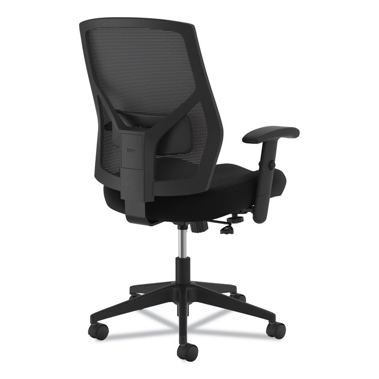 Vl581 High-Back Task Chair, Supports Up To 250 Lb, 18" To 22" Seat Height, Black