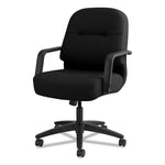 Pillow-Soft 2090 Series Managerial Mid-Back Swivel/tilt Chair, Supports Up To 300 Lb, 17" To 21" Seat Height, Black