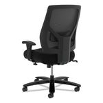 Crio Big And Tall Mid-Back Task Chair, Supports Up To 450 Lb, 18" To 22" Seat Height, Black