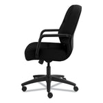 Pillow-Soft 2090 Series Managerial Mid-Back Swivel/tilt Chair, Supports Up To 300 Lb, 17" To 21" Seat Height, Black