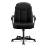 Hvl601 Series Executive High-Back Chair, Supports Up To 250 Lb, 17.44" To 20.94" Seat Height, Black