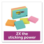 Pads in Supernova Neon Collection Colors, 2" x 2", 90 Sheets/Pad, 8 Pads/Pack