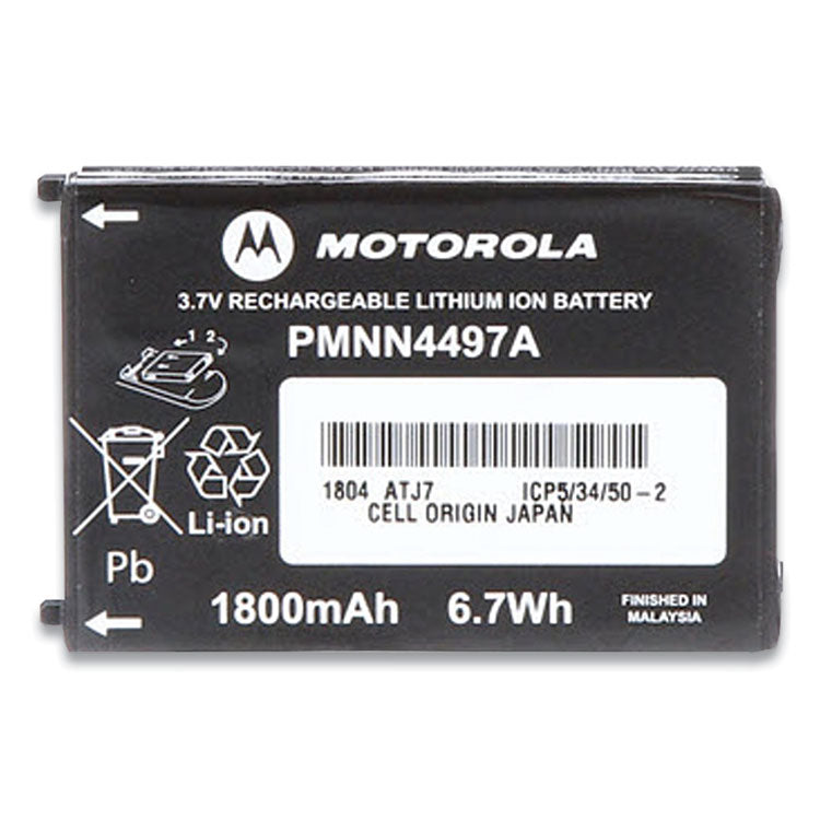 Li-Ion Battery For Cls Series Radios, 3.7 V, 1800 Mah