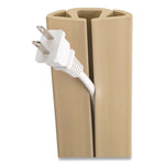 Cord Protector and Concealer, 2.6" x 5 ft, Beige