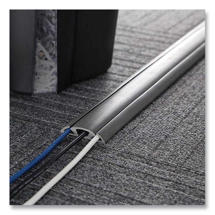 CORD PROTECTOR AND CONCEALER, 2.6" X 5 FT, GRAY