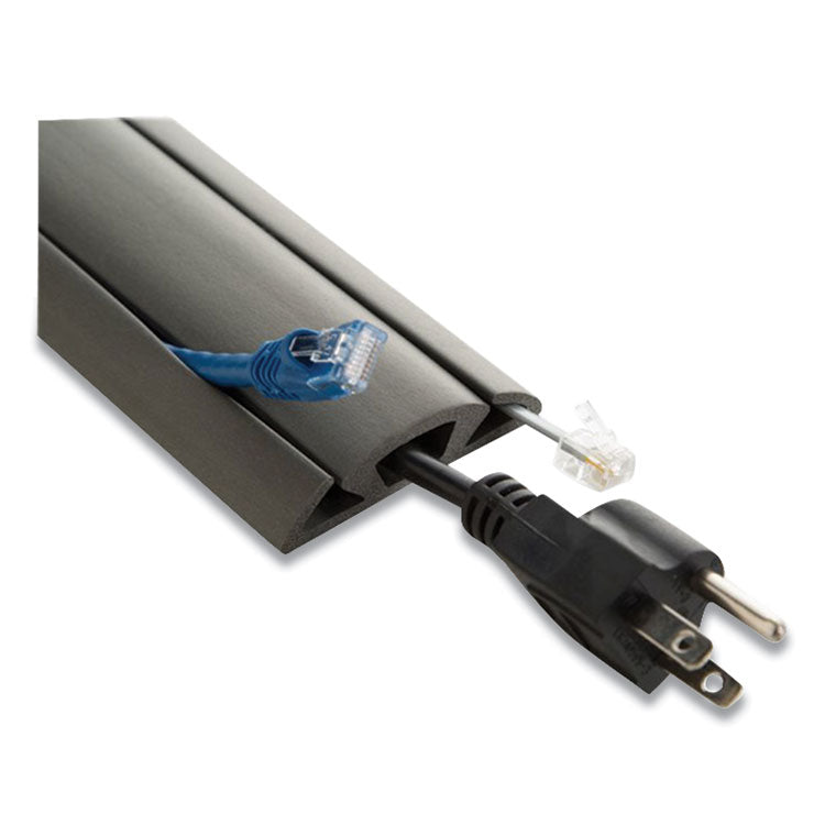 CORD PROTECTOR AND CONCEALER, 2.6" X 5 FT, GRAY