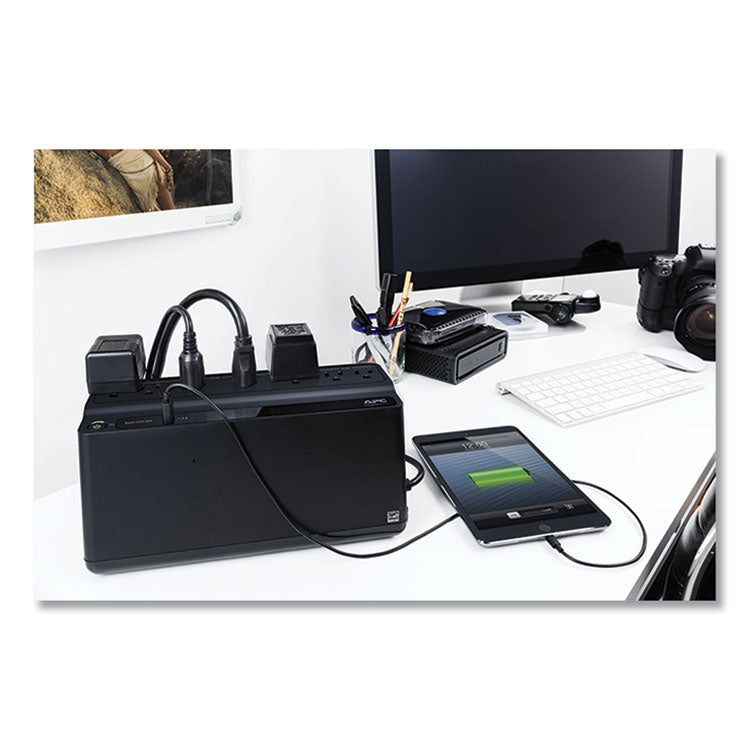 Bn650M1 Back-Ups 650 Va Battery Backup System, 7 Outlets, 650 Va, 490 J