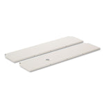 Kwik-File Mailflow-To-Go Shelf For 60" Wide Table, 56w X 25.5d, Pebble Gray