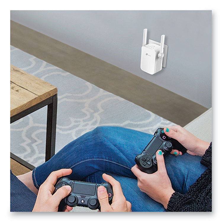 Re205 Ac750 Wi-Fi Range Extender, 1 Port, Dual-Band 2.4 Ghz/5 Ghz