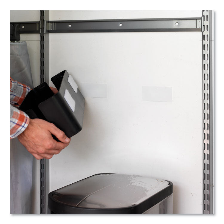 Industrial-Strength Heavy-Duty Fasteners, 2" X 4", White, 2/pack