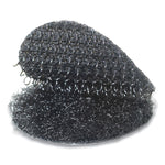 Sticky-Back Fasteners, Removable Adhesive, 0.75" Dia, Black, 200/box