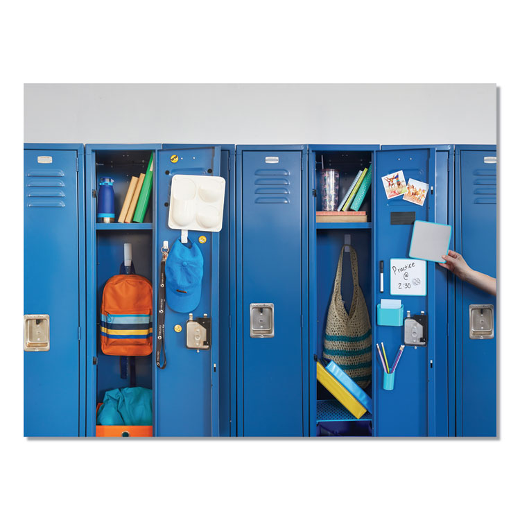 Sticky-Back Fasteners, Removable Adhesive, 0.75" Dia, Black, 200/box