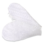 Sticky-Back Fasteners, Removable Adhesive, 0.63" Dia, White, 15/pack