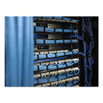 One-Wrap Pre-Cut Thin Ties, 0.5" X 8", Black/gray, 50/pack