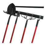 Industrial-Strength Heavy-Duty Fasteners, 2" X 4", Black, 2/pack