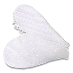 Sticky-Back Fasteners, Removable Adhesive, 0.75" Dia, White, 200/box