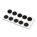 Sticky-Back Fasteners, Removable Adhesive, 0.75" Dia, Black, 200/box
