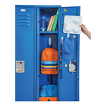 Sticky-Back Fasteners With Dispenser Box, Removable Adhesive, 0.75" Dia, Beige, 200/roll