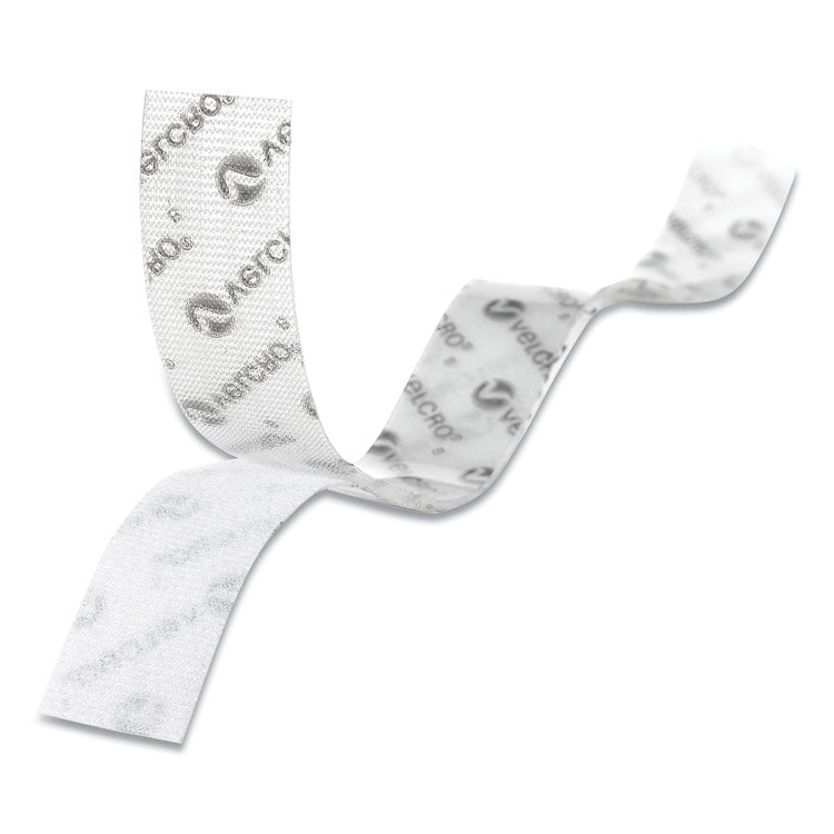 Sticky-Back Fasteners, Removable Adhesive, 0.75" X 15 Ft, Clear