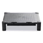 Monitor Stand Riser with Drawer, 17" x 13" x 3.75", Black, Supports 22 lbs