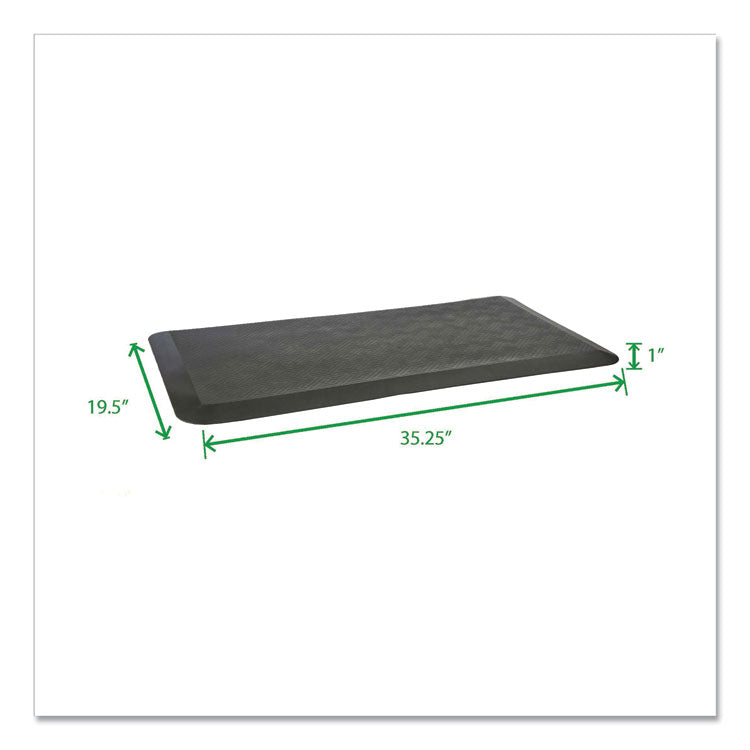 Anti-Fatigue Mat, 35.25 X 19.5, Black