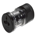 World Traveler AC Power Adapter, 110 V to 250 V, Black