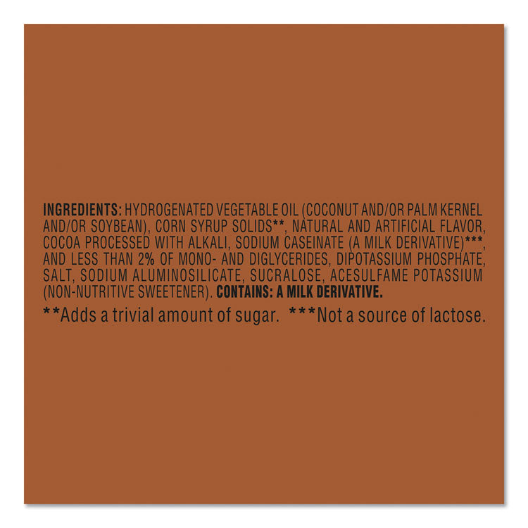 Sugar Free Chocolate Cream Powdered Creamer, 10.2 oz Canister